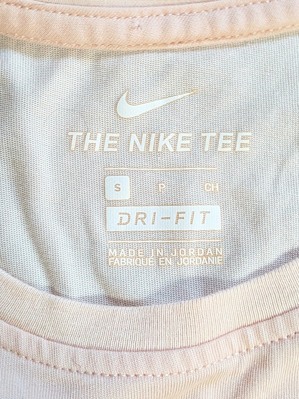 Nike Women's Just Do It Dri-Fit Muscle Tank Top Light Pink Size Small - Picture 4 of 5
